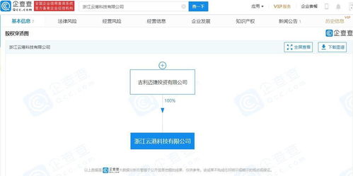 吉利科技新公司落地浙江，信息系統(tǒng)集成服務(wù)成戰(zhàn)略新支點